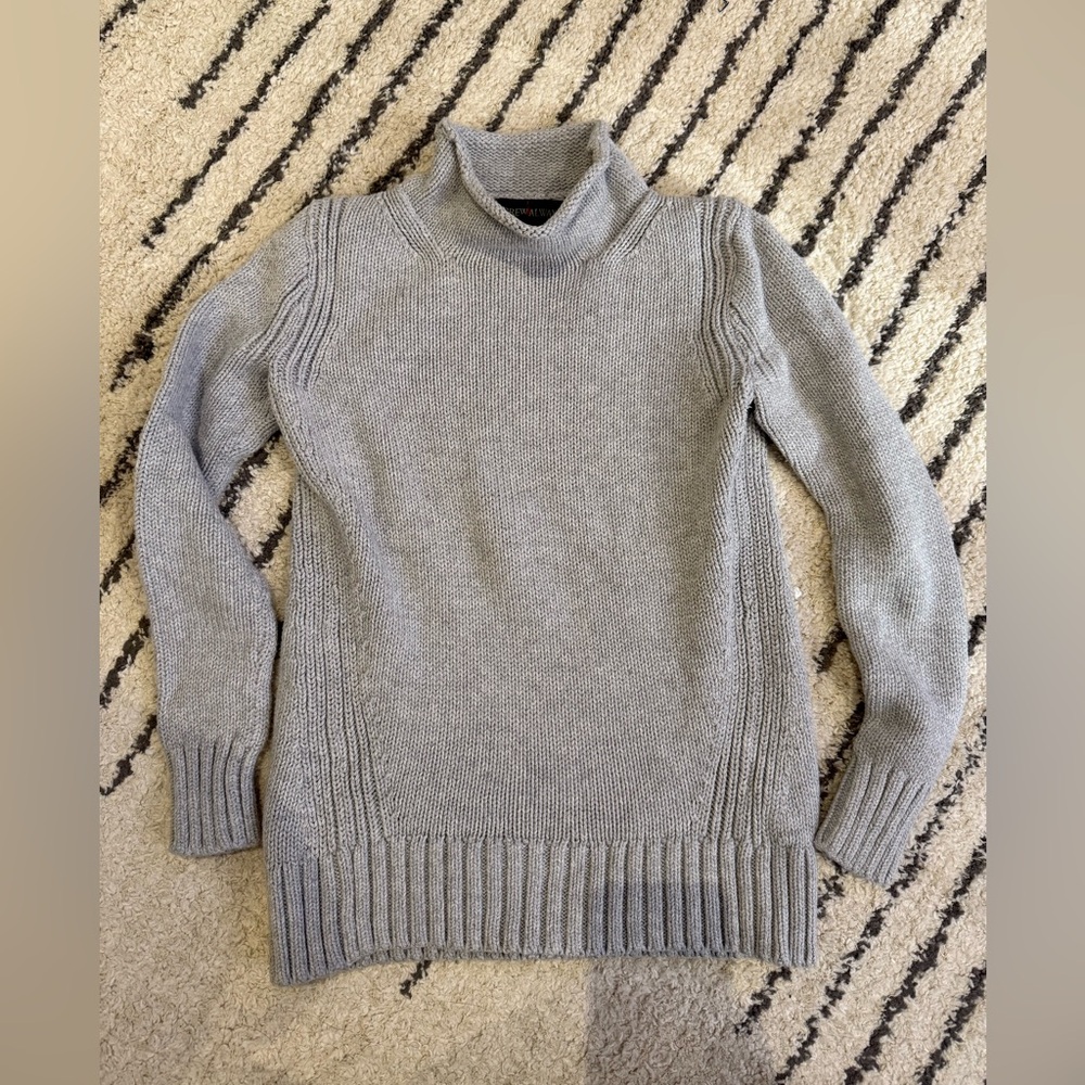 J. Crew Light Gray Turtleneck Sweater
